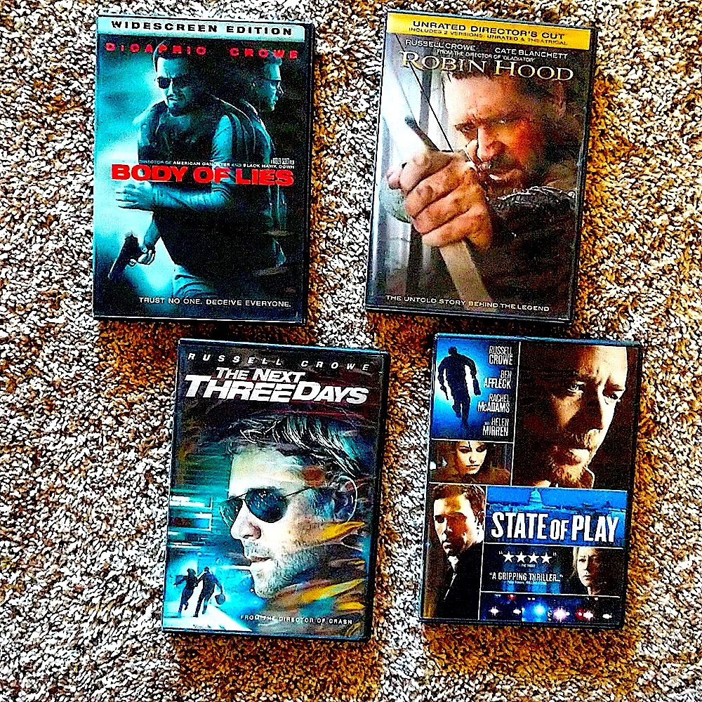 Russell Crowe DVD action movies